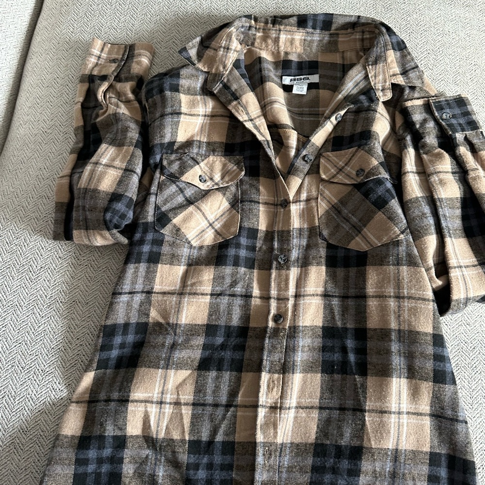 Women’s RSQ brown flannel